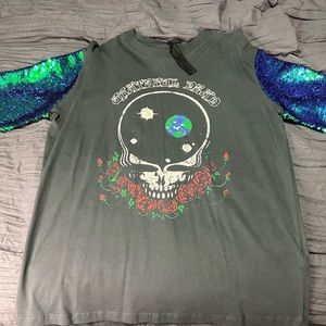 Grateful Dead sequin sleeve.  Never worn